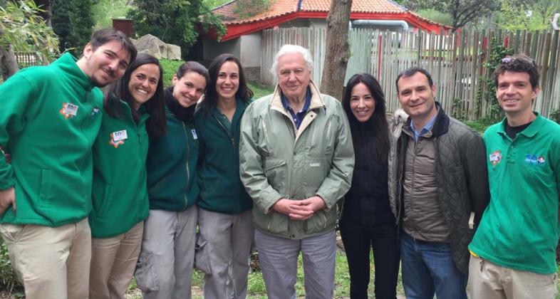 David Attenborough visita Zoo Aquarium de Madrid